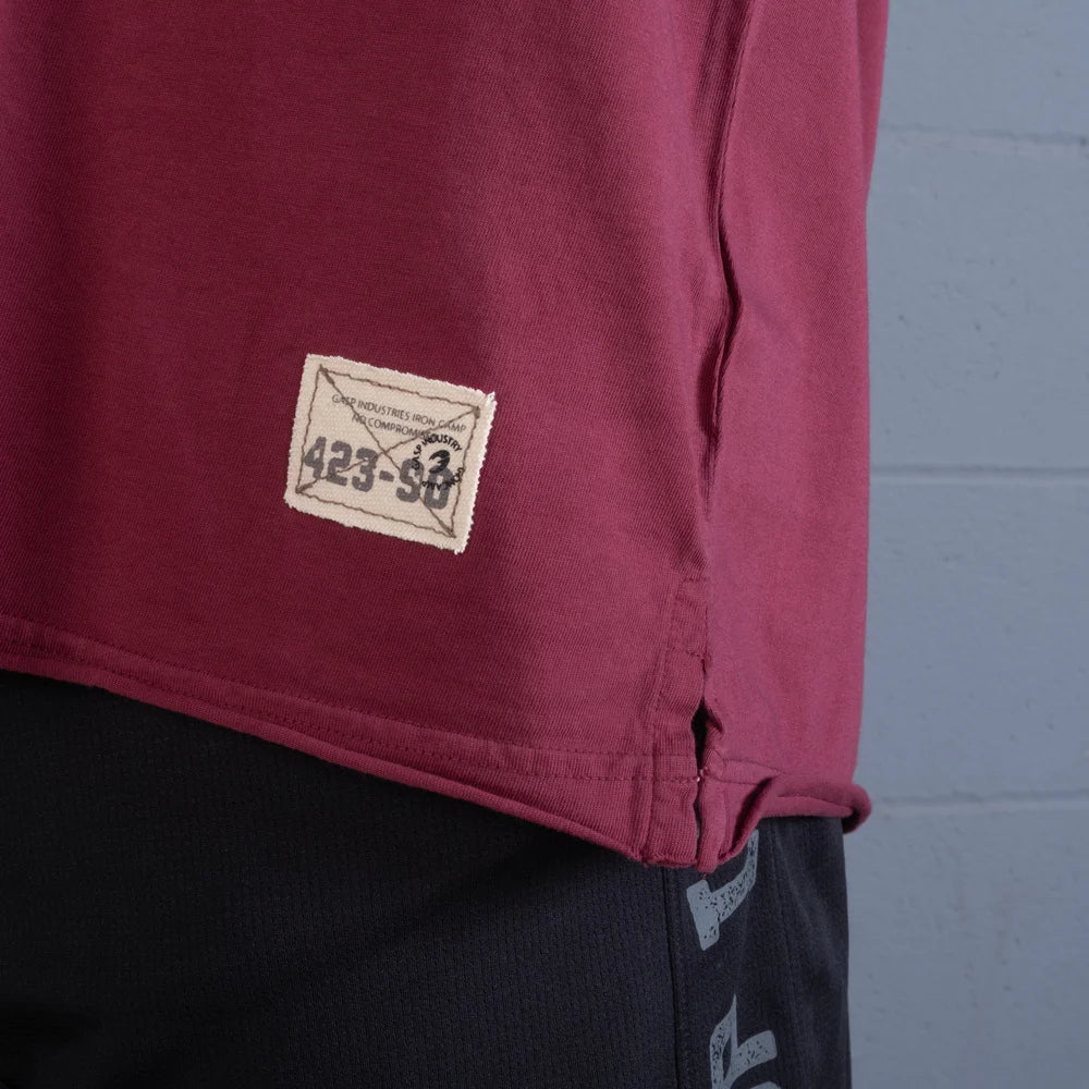 GASP Vintage Iron Tee (Washed Maroon)