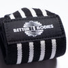 Wrist Wraps 18 inch ( Black/White) - ملحقات رياضية