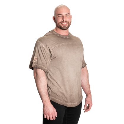 BETTER BODIES 19th Street Yoke Original Tee (Washed Timber)