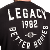 BETTER BODIES LEGACY STREET TEE (Washed Black)