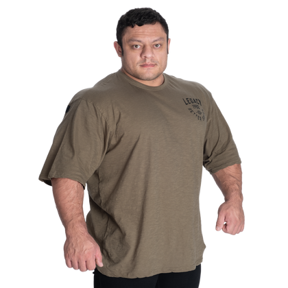 BETTER BODIES Legacy Slub Iron Tee (Washed Green)