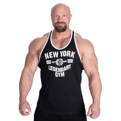BETTER BODIES NY Essential T-Back (Black/White)