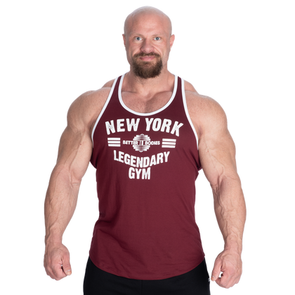 BETTER BODIES NY Essential T-Back  (Maroon)