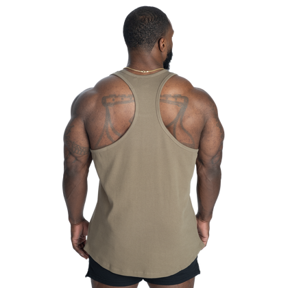 BETTER BODIES Team Rib Essential T-Back (Washed Green)