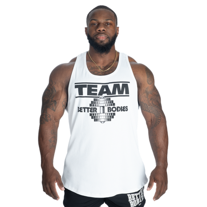 BETTER BODIES Team Rib Essential T-Back (White)