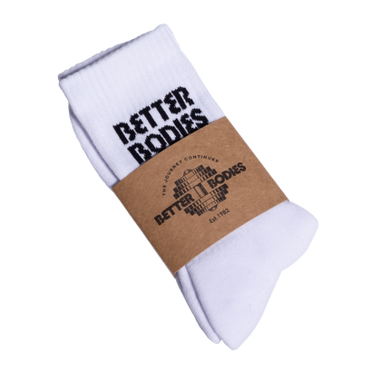 BETTER BODIES  CREW SOCKS 3 PACK (White) - ملحقات الأحذية
