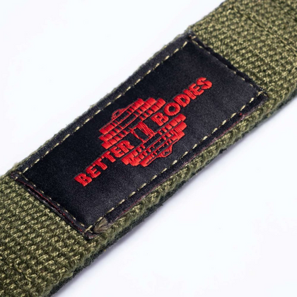 BETTER BODIES LIFTING STRAPS (Green/Red)