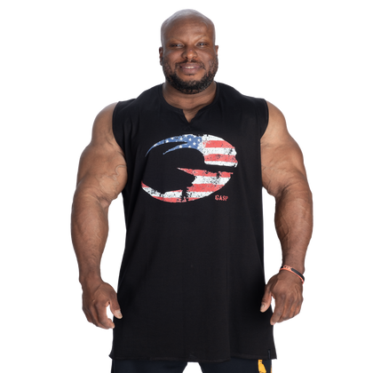 GASP Cadet Tank (Black/US Flag)