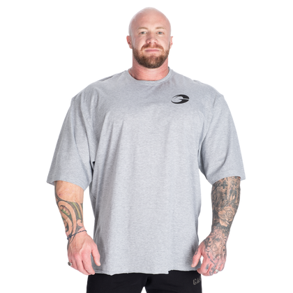 GASP DIVISION IRON TEE (Light Grey Melange)
