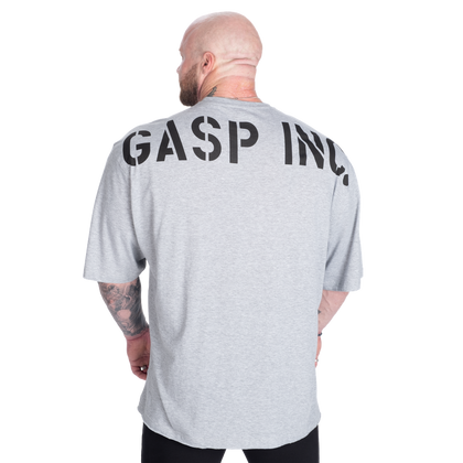 GASP DIVISION IRON TEE (Light Grey Melange)