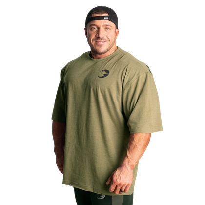 GASP DIVISION IRON TEE (Army Green Melange) - ملابس رياضية