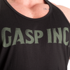 GASP Essential T-Back (Black/Green)