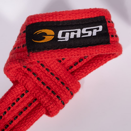GASP LIFTING STRAPS (Red/Black)