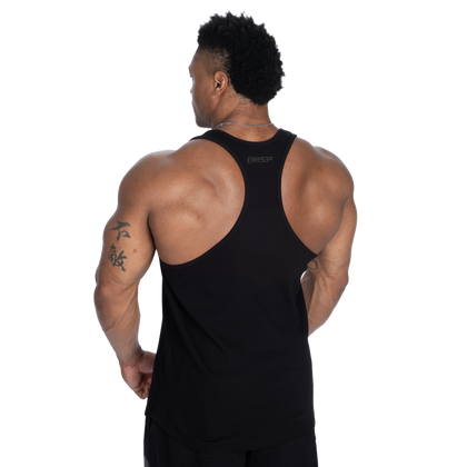 GASP Rib Essential T-Back (Black)