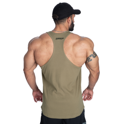 GASP Rib Essential T-Back (Washed Green)