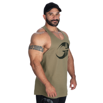 GASP Rib Essential T-Back (Washed Green)