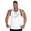 GASP Rib Essential T-Back (White/Gray)