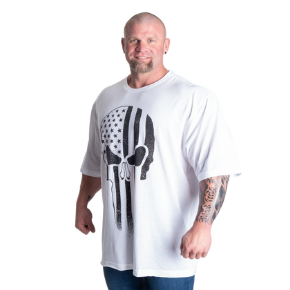 GASP Skull Division Iron Tee (White)