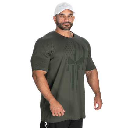 GASP Skull Standard Tee (Deep Forest)