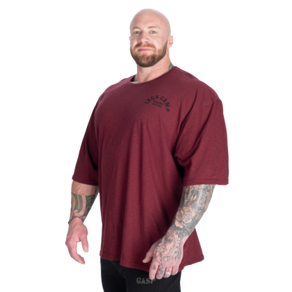 GASP Slub Iron Tee (Washed Maroon)