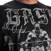 GASP Branch & Johnnie Iron Tee (Washed Black)