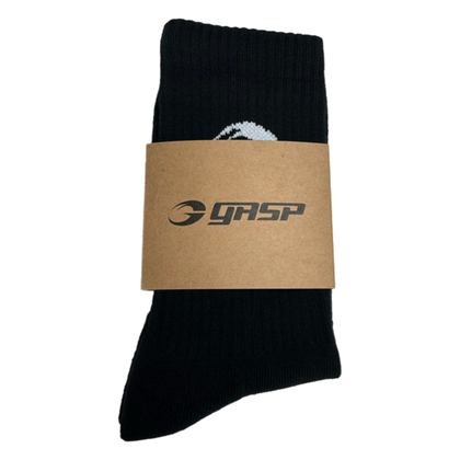 GASP Crew Socks 1-P (Black)