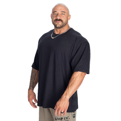 GASP HTK Slub Iron Tee (Washed Black)