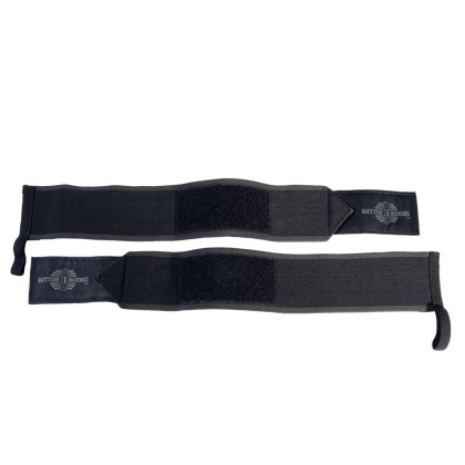 BETTER BODIES HEAVY BB WRIST WRAPS 18” (Black)