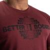 BETTER BODIES RECRUIT TEE (Maroon) - ملابس رياضية