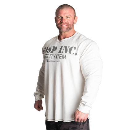 GASP Thermal Gym Sweater (Off White)