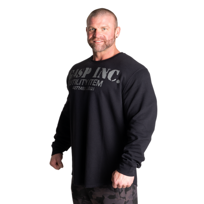 GASP Thermal gym Sweater (Asphalt)