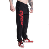 GASP VINTAGE SWEATPANTS (Black/Red)