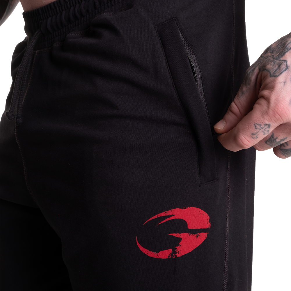 GASP VINTAGE SWEATPANTS (Black/Red)
