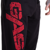 GASP VINTAGE SWEATPANTS (Black/Red)