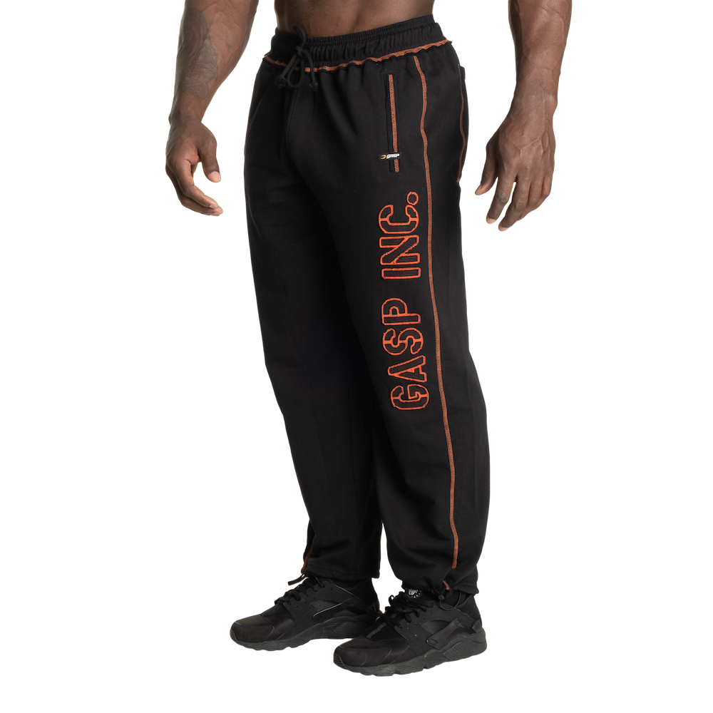 DIVISION SWEATPANTS Black Flame