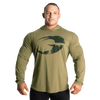 GASP TITAN LS HOOD (Army Green Melange) - ملابس رياضية