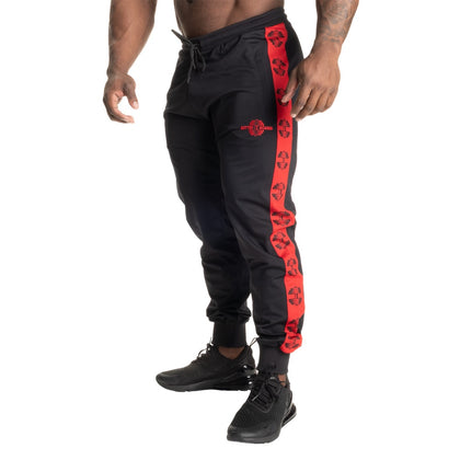BRONX TRACK PANTS (Black/Red) - ملابس رياضية