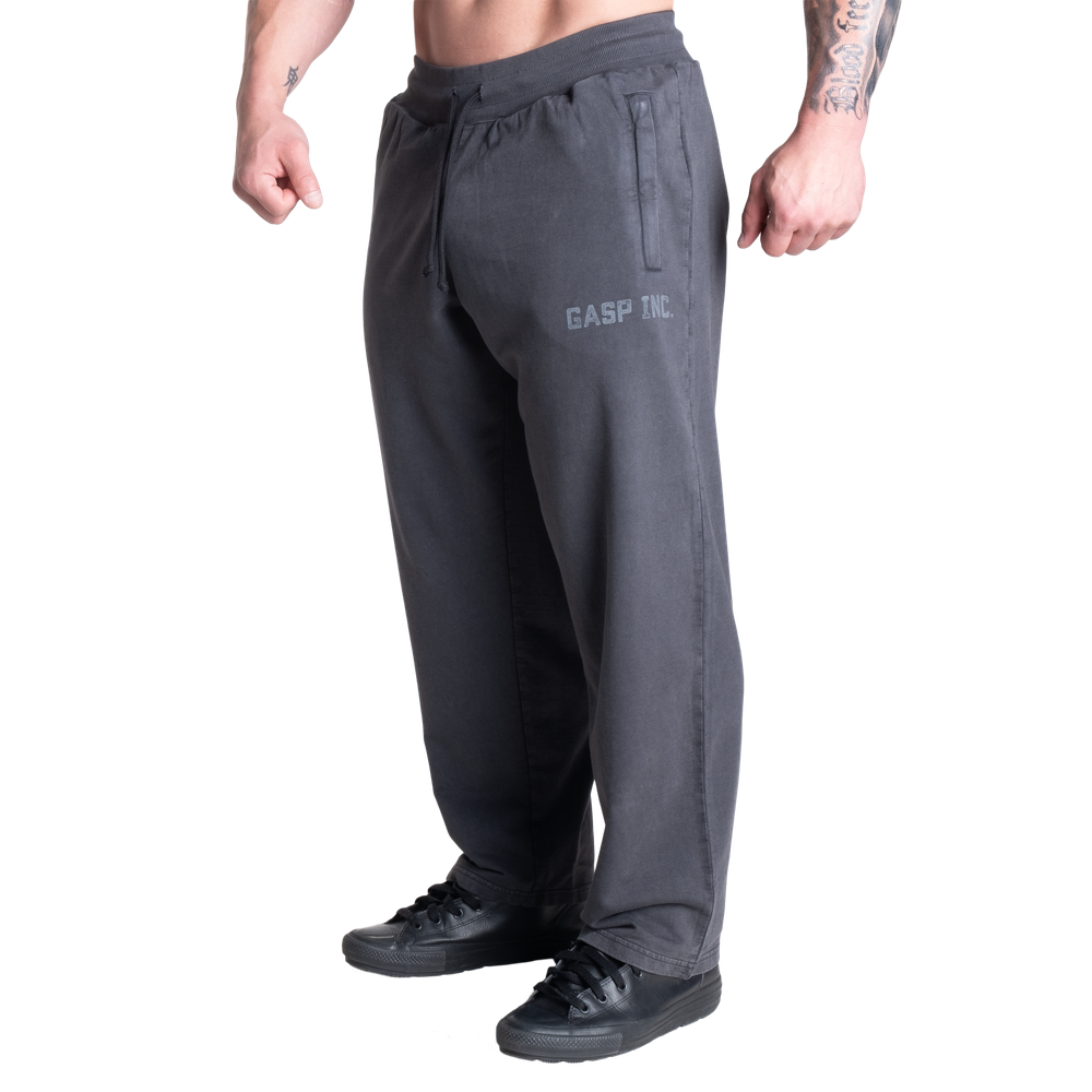 Black acid 2024 wash sweatpants