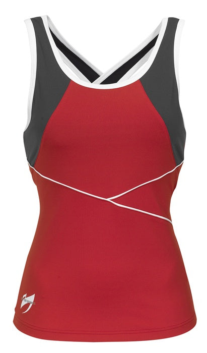 BETTER BODIES WESTSIDE CROSS TANK (Tomato Red)